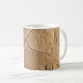 Gerecycelt Papier: Öko-freundliche Textur. Kaffeetasse (VorderseiteRechts)