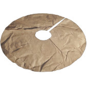 Gerecycelt Papier: Öko-freundliche Textur. Polyester Weihnachtsbaumdecke (Schrägansicht)