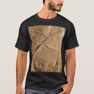 Gerecycelt Papier: Öko-freundliche Textur. T-Shirt