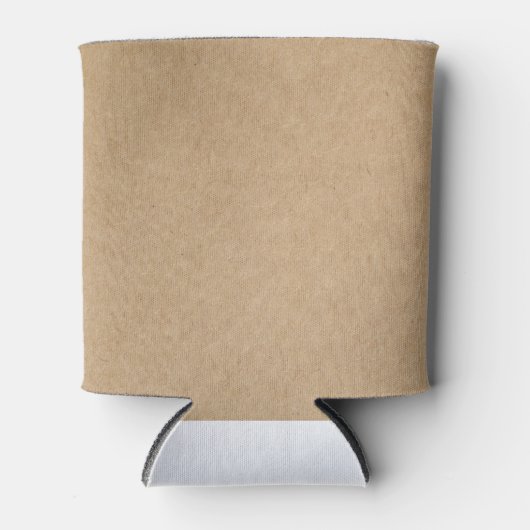 Gerecycelt Papierstruktur Dosenkühler (Vorderseite)