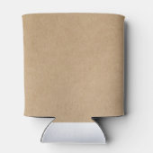 Gerecycelt Papierstruktur Dosenkühler (Rückseite)