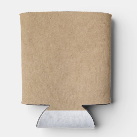 Gerecycelt Papierstruktur Dosenkühler (Rückseite)