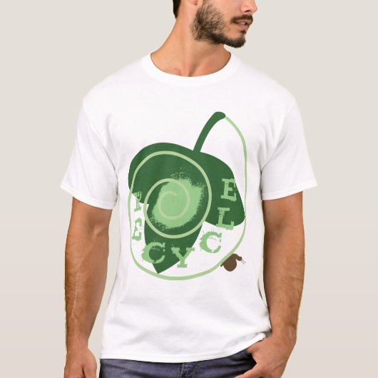Gerecycelt T - Shirt (Vorderseite)