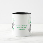 Gerecycelt Transplantatteile, kundenspezifische Da Tasse (Zentrum)