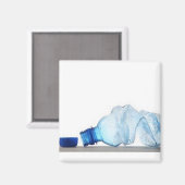 Gerecycelt Wasserflasche Magnet (Vorderseite/Rückseite)