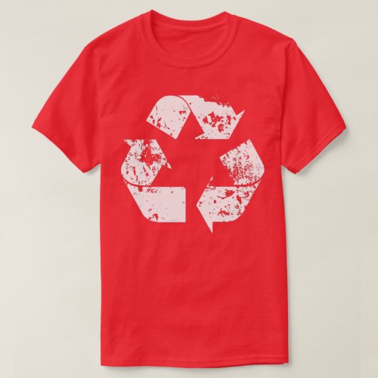 Gerecycelt Weiß T-Shirt (Design vorne)