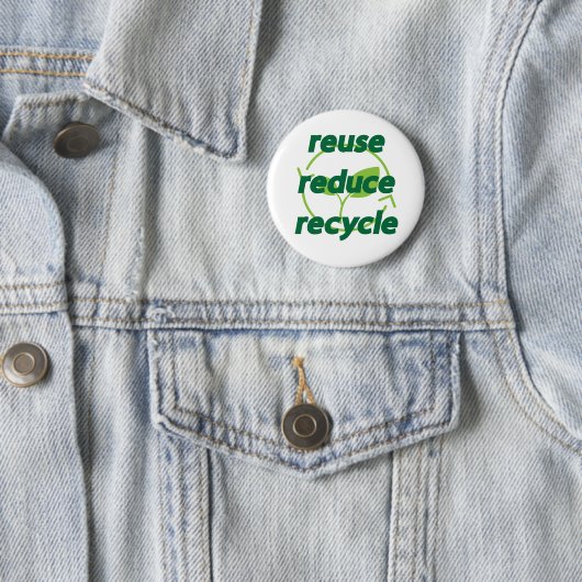 Gerecycelt Wiederverwendung reduzieren Button (Beispiel)