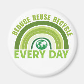 Gerecycelt Wiederverwendung reduzieren Magnet (Vorne)