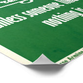 Gerecycelt Wiederverwendung reduzieren Poster (Ecke)