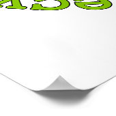 Gerecycelt Wiederverwendung reduzieren Poster (Ecke)