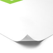 Gerecycelt Wiederverwendung reduzieren Poster (Ecke)