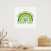 Gerecycelt Wiederverwendung reduzieren Poster (Küche)