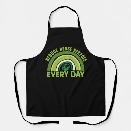 Gerecycelt Wiederverwendung reduzieren Schürze (Vorderseite)