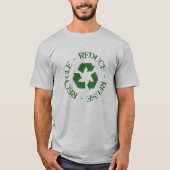 Gerecycelt Wiederverwendung reduzieren T-Shirt (Vorderseite)