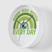 Gerecycelt Wiederverwendung reduzieren Uhr (Winkel)