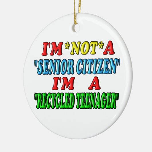 Gerecycelter Jugendlicher Keramikornament (Links)