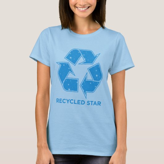 Gerecycelter Stern T-Shirt (Vorderseite)