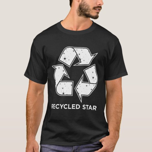 Gerecycelter Stern T-Shirt (Vorderseite)