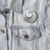 Gerecycelter Vogel Button (Beispiel)