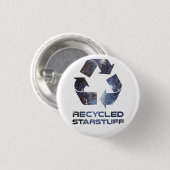 Gerecyceltes Stern-Material Button (Vorne & Hinten)