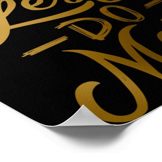 Gerede weniger tun mehr poster (Ecke)