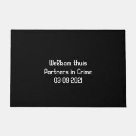 Geregistreerd partnerschap cadeau idee huis fußmatte