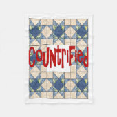 gereift fleecedecke (Vorderseite)