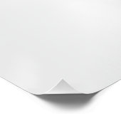 Gereinigtes dunkles Blatt Poster (Ecke)