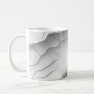 🌊 gereinigtes und modernes Marbré-Motiv 🌊 Kaffeetasse