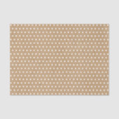 Gereizte weiße Punkte auf Imitaten Rustikale braun Seidenpapier (Vorderseite)