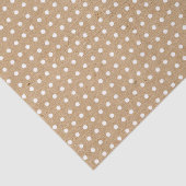 Gereizte weiße Punkte auf Imitaten Rustikale braun Seidenpapier (Ausschnitt)