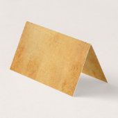 Gereizter Text Elegant Nostalgisches altes Papier  Visitenkarten (Rückseite)