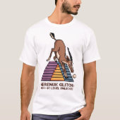 Gerenuk Glitch - Entriegelungene Neck-3-Stufe T-Shirt (Vorderseite)