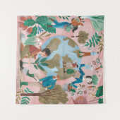 Gerettet Bäume und Planeten Erde Wandteppich (Vorderseite (Horizontal))