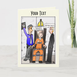 Gerettet Blassgelbe geklappte Grußkarte Karte