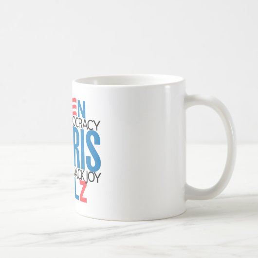 Gerettet Demokratie/Tasse der Freude zurückdrängen Kaffeetasse (Rechts)