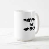 Gerettet durch Anmut-Tasse Kaffeetasse (VorderseiteRechts)