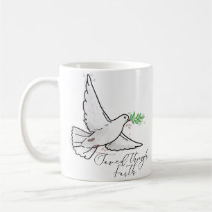 Gerettet durch Faith Dove Illustration Kaffeetasse