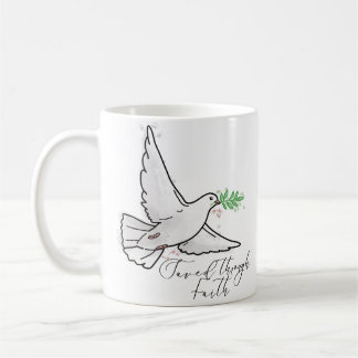 Gerettet durch Faith Dove Illustration Kaffeetasse