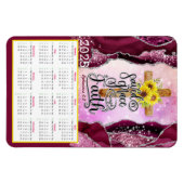 Gerettet durch Gnade durch Glauben 2025 Kalender Magnet (Horizontal)