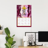 Gerettet durch Gnade durch Glauben 2025 Kalender Poster (Heimbüro)