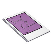 Gerettet durch Grace Notebook Notizblock (Rechte Seite)