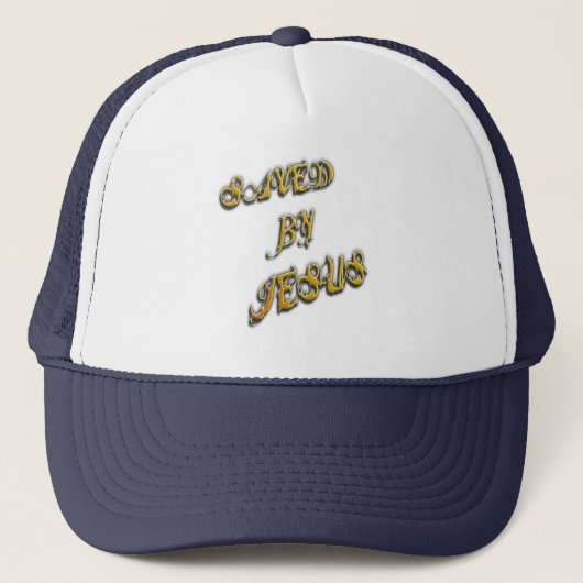 Gerettet durch Jesus 5 Truckerkappe (Vorderseite)