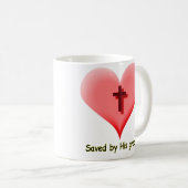 Gerettet durch seine Anmut Kaffeetasse (VorderseiteRechts)
