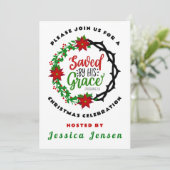 Gerettet durch seine Gnade Einladung (Stehend Vorderseite)