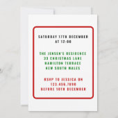 Gerettet durch seine Gnade Einladung (Rückseite)