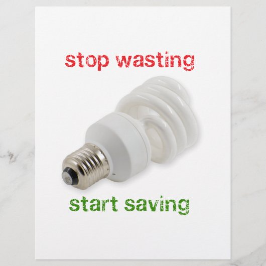 Gerettet Energie Flyer (Vorne)