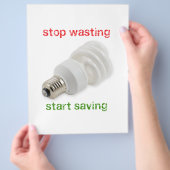 Gerettet Energie Flyer (Hand)