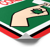 Gerettet Energie Poster (Ecke)