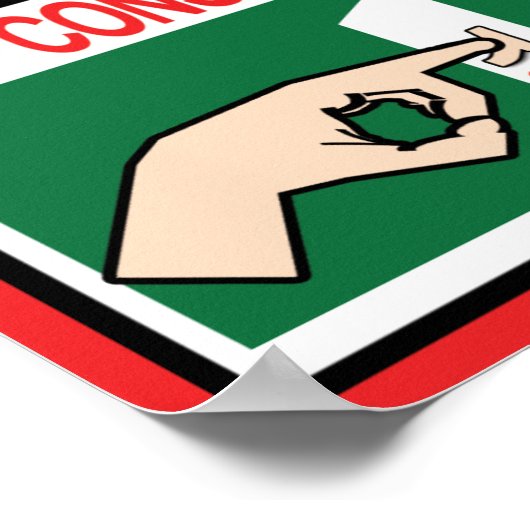 Gerettet Energie Poster (Ecke)